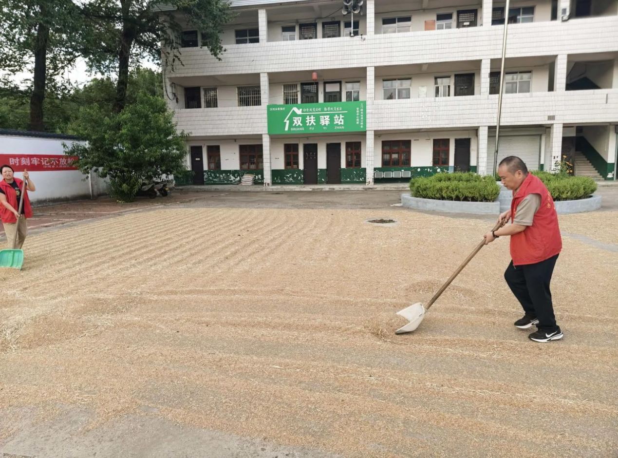 腾出村委大院 晒出为民初心 ——市住房公积金管理中心驻村工作队助农“三夏”颗粒归仓